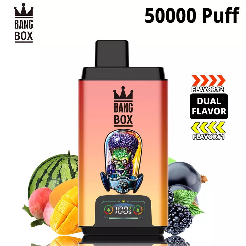 Bang Box 50000 Puffs 50K Dual Flavors Disposable Vape 12 Flavors