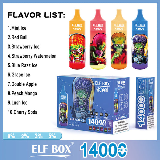 ELF BOX 14000 Puffs Disposable Vape Wholesale