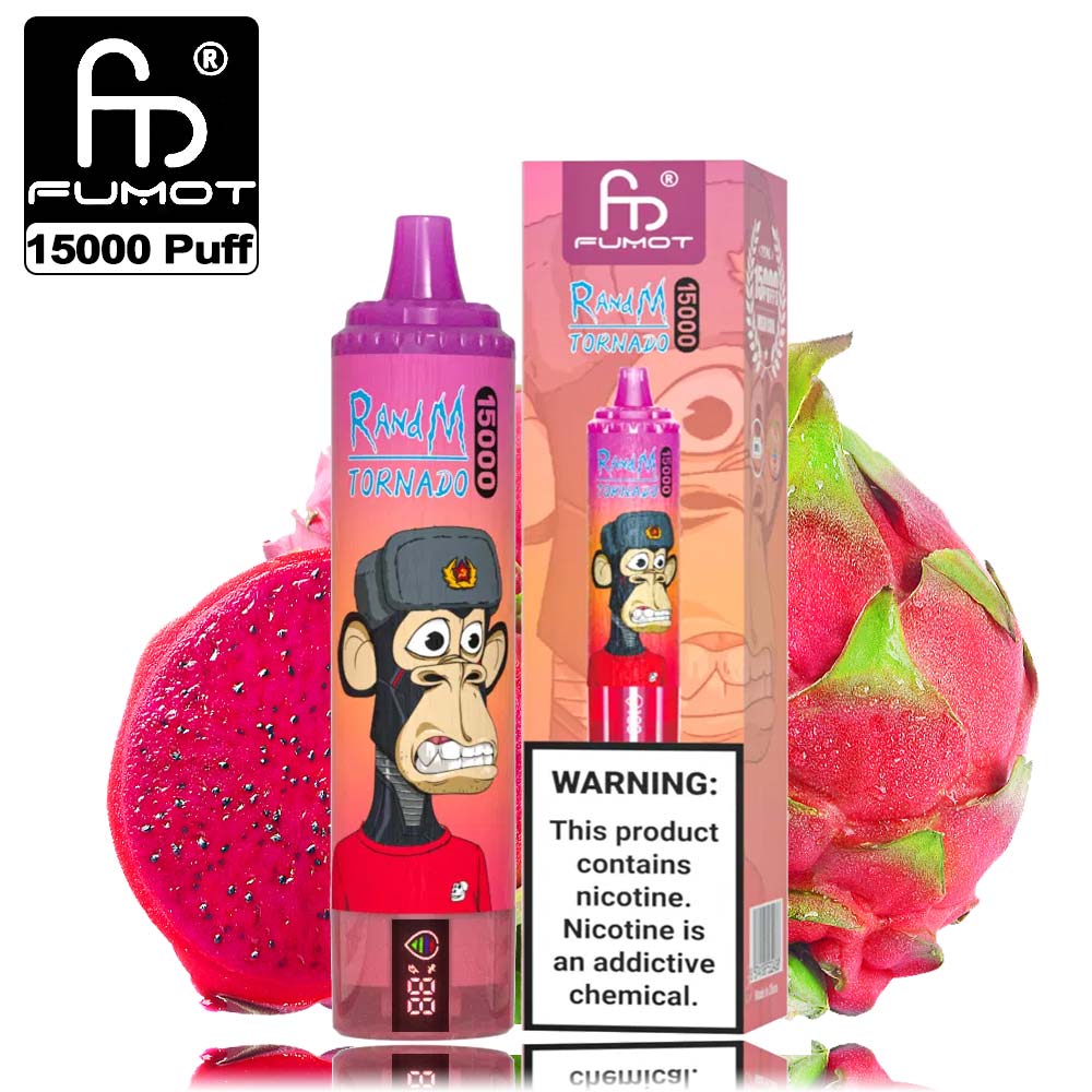 Randm Tornado 15k Fumot Random 15000 Puffs Vape 41 Flavors 0% 2% 5%