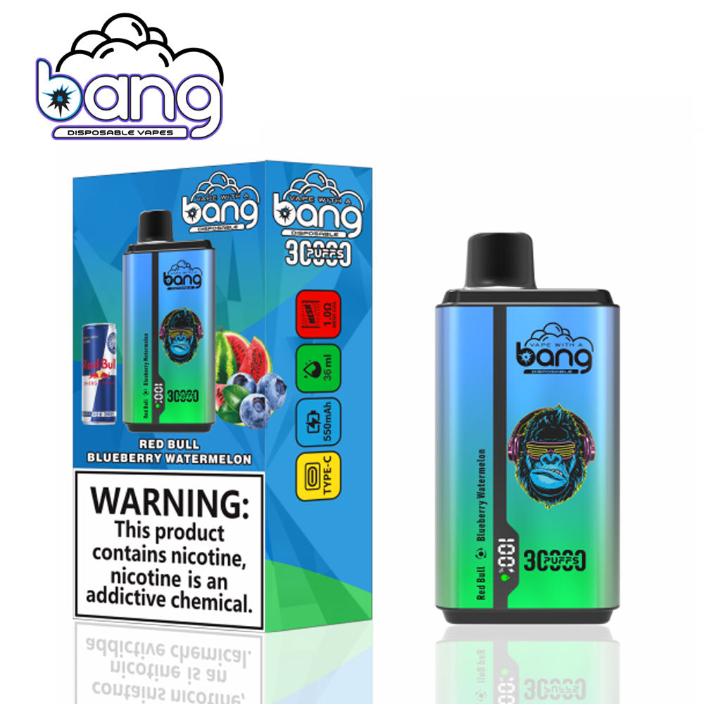 Bang Original 36000 Puffs Double Flavors Disposable Vape-550mAh Battery, 36ml E-liquid, Multiple Nicotine 12 Flavors