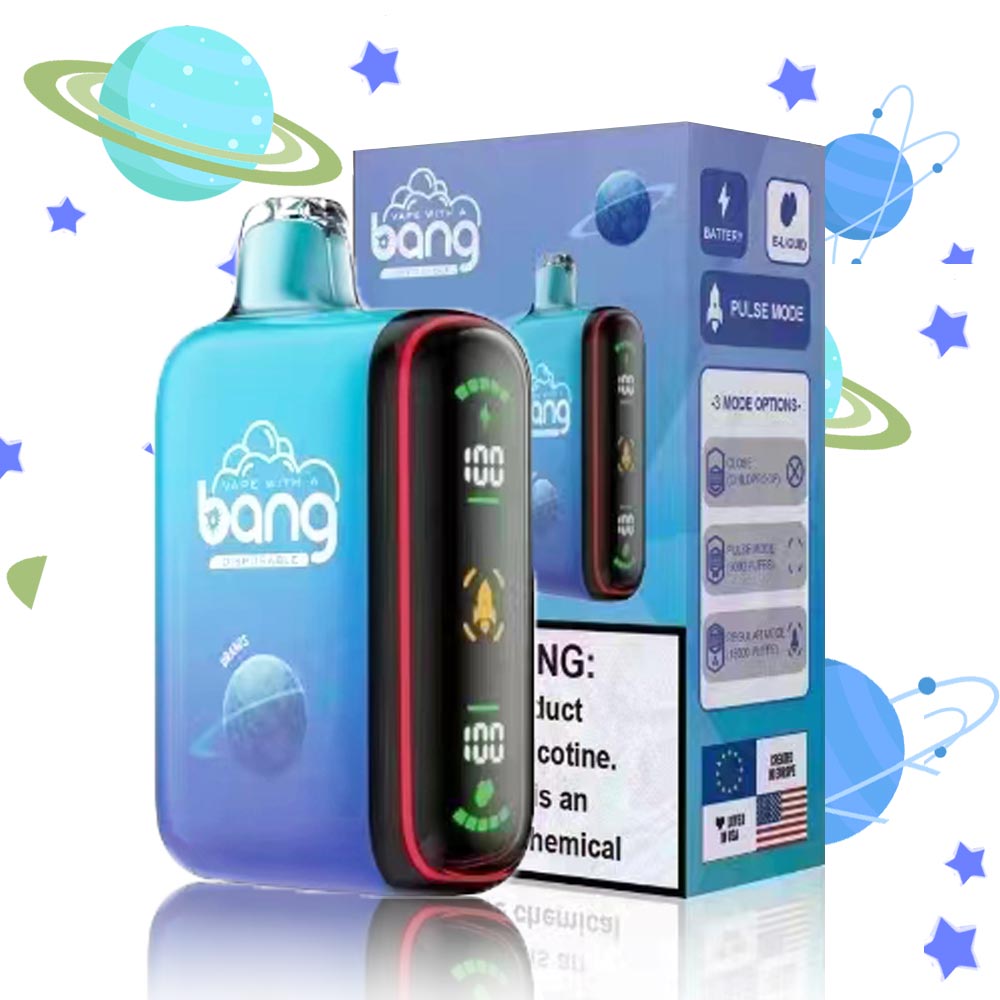 Bang 18000 puffs Vape box Digital Puff 18K Wholesale Price-650mAh Battery, 28ml E-liquid, Multiple Nicotine 12 Flavors