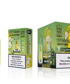 Bang King Smart screen 15000 puffs Disposable Vape(0% to 5% Nicotine) 25mL , 650mAh,12 Flavors