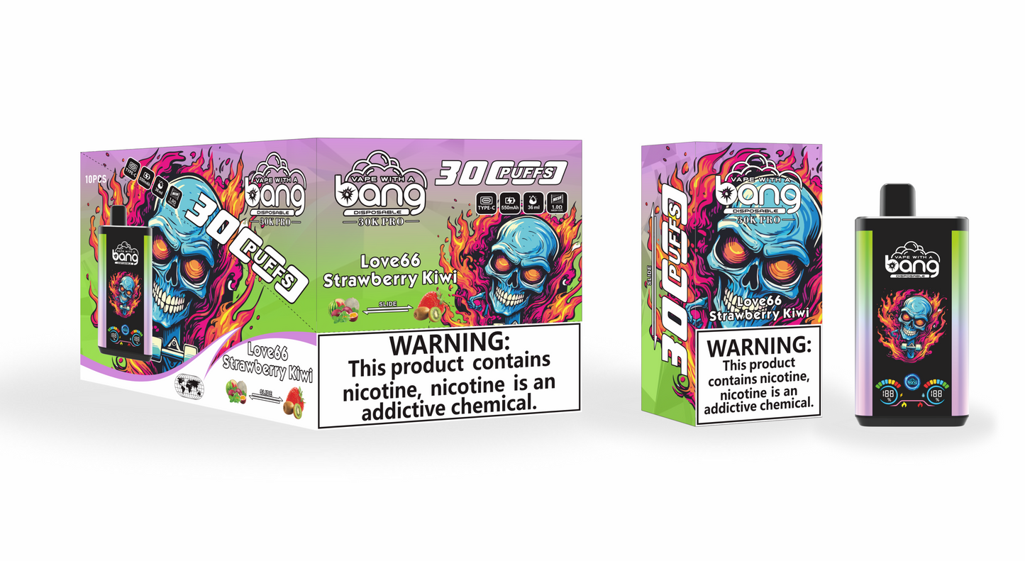 Bang 30000 PRO 30k puffs Disposable Vape 850mah 16 Flavors