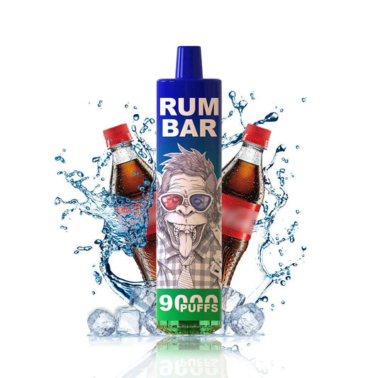 Rum Bar 9000 Puffs Vape RGB Light Rechargeable Wholesale Price