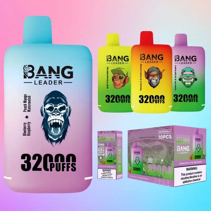 BANG LEADER 32000 Puffs Disposable Vape Wholesale-650mAh Battery, 28ml E-liquid, Multiple Nicotine 12 Flavors
