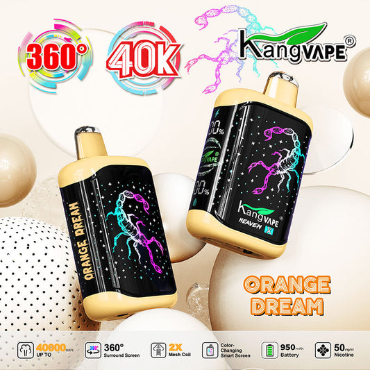 Kangvape HEAVEN X 40000 Puffs Disposable Vape Wholesale-950mAh battery, 20ml E-liquid, Multiple Nicotine 18 Flavors