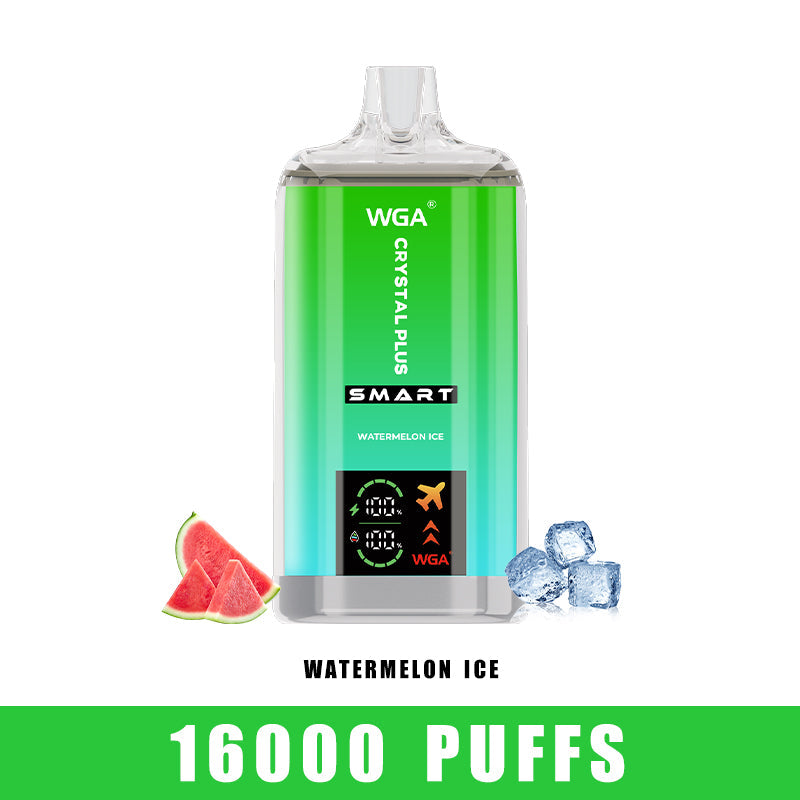 WGA Vape WATERMELON ICE Crystal Pro Max Extra 16000 Puff Disposable Vape