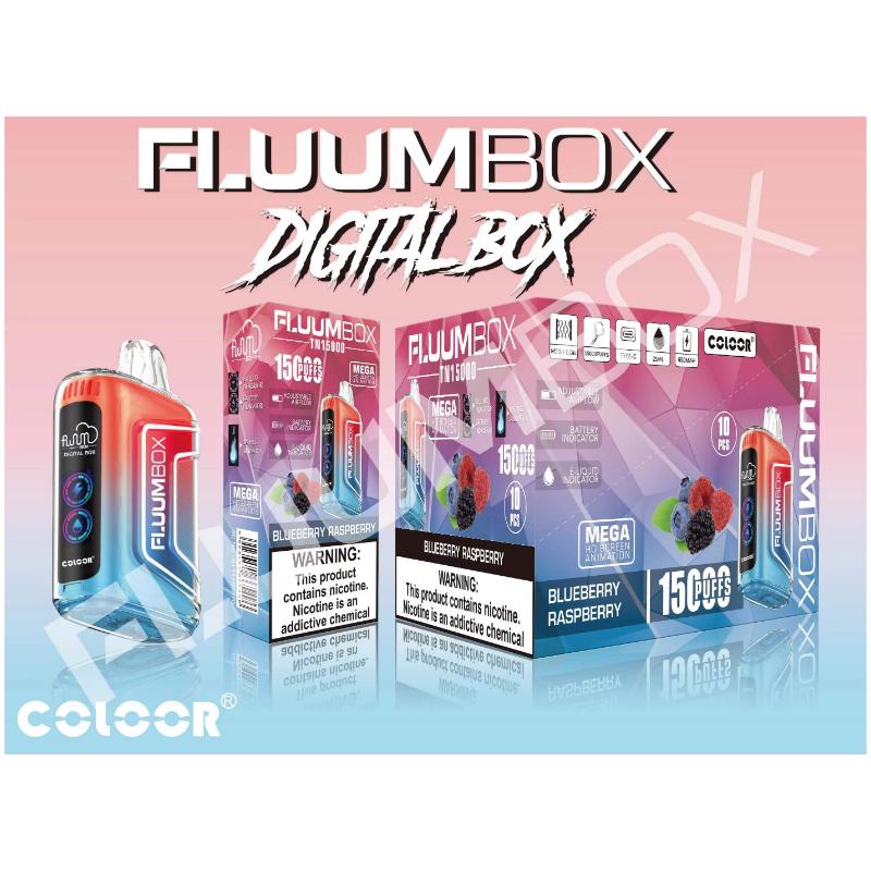 FLUUM BOX 15000 Puffs Disposable Vape Wholesale-650mAh battery, 25ml E-liquid, Multiple Nicotine 12 Flavors