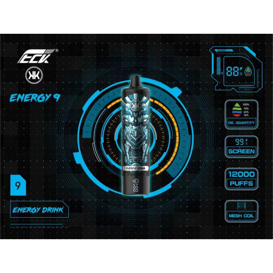 KK ENERGY9 ENERGY DRINK 12000 Puffs Disposable Vape Wholesale
