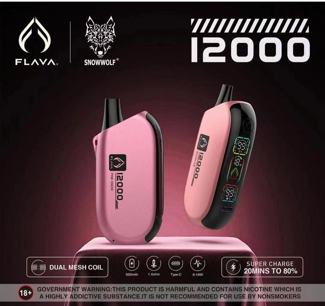 SNOWWOLF X FLAVA 12000 Puffs Disposable Vape Wholesale