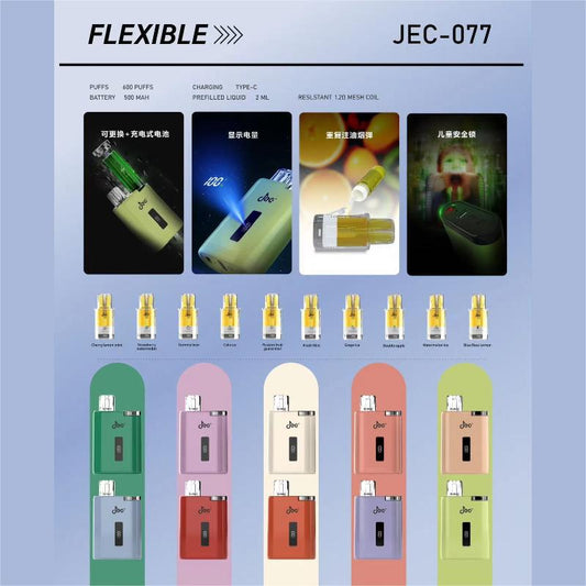 JEC-077 600 Puffs Disposable Vape Wholesale