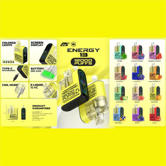 KK Energy13 12000 Puffs Disposable Vape Wholesale