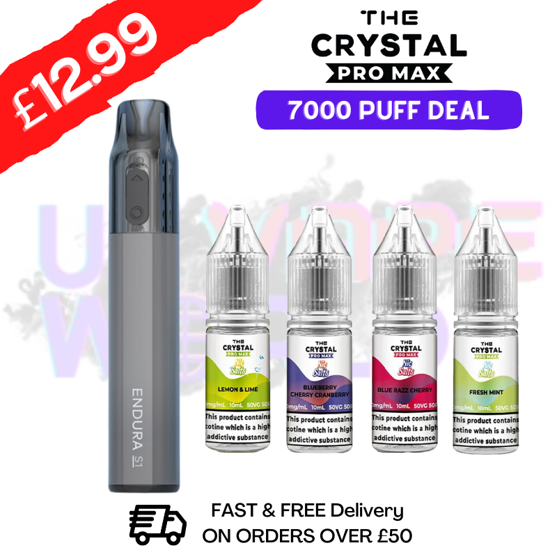 Crystal Pro Max 7000 Puff ULTRA X INNOKIN S1 DISPOSABLE BAR
