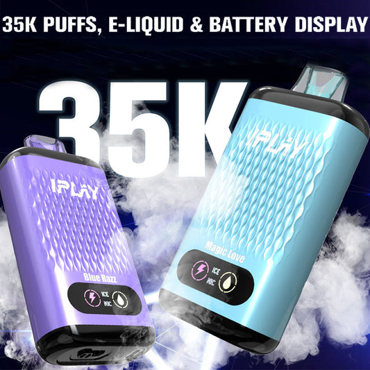 IPLAY ADJUST 35000 Puffs Disposable Vape Wholesale-1000mAh battery, 23ml E-liquid, Multiple Nicotine 10 Flavors