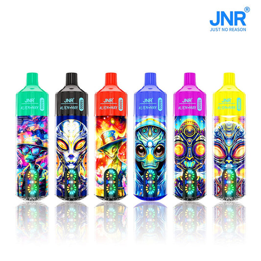 JNR Alien-Max 18000 Puffs Factory Wholesale Disposable E Cigarette Rechargeable Vape 21 Flavors Available