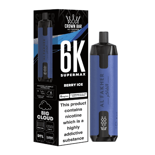 Al Fakher Supermax 6K Berry Ice