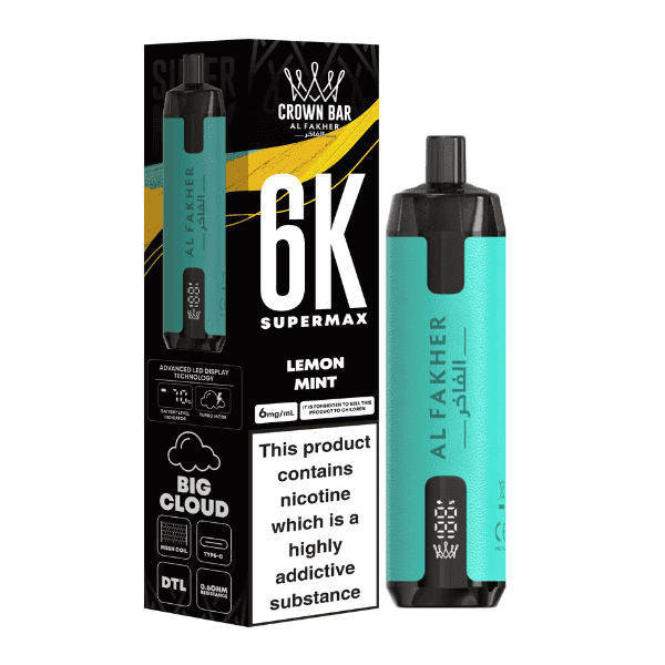 Al Fakher Supermax 6K Lemon Mint