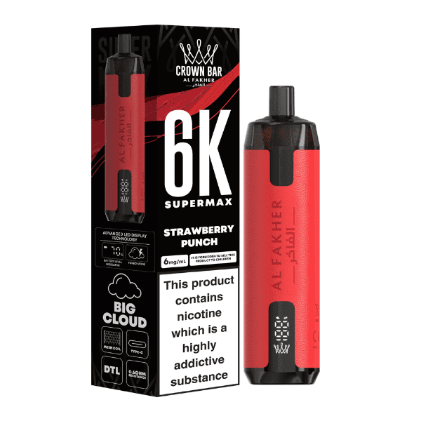 Al Fakher Supermax 6K Disposable Vape