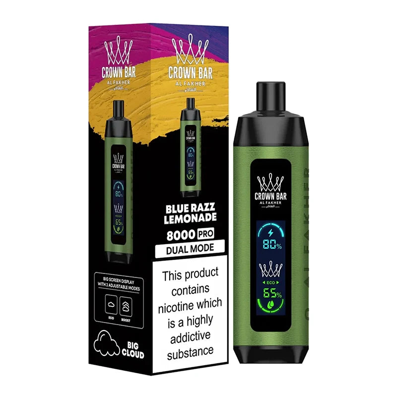 Al Fakher Crown Bar Pro 8000 Puffs Disposable Vape