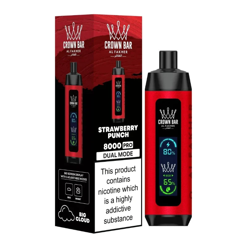 Al Fakher Crown Bar Pro 8000 Puffs Disposable Vape