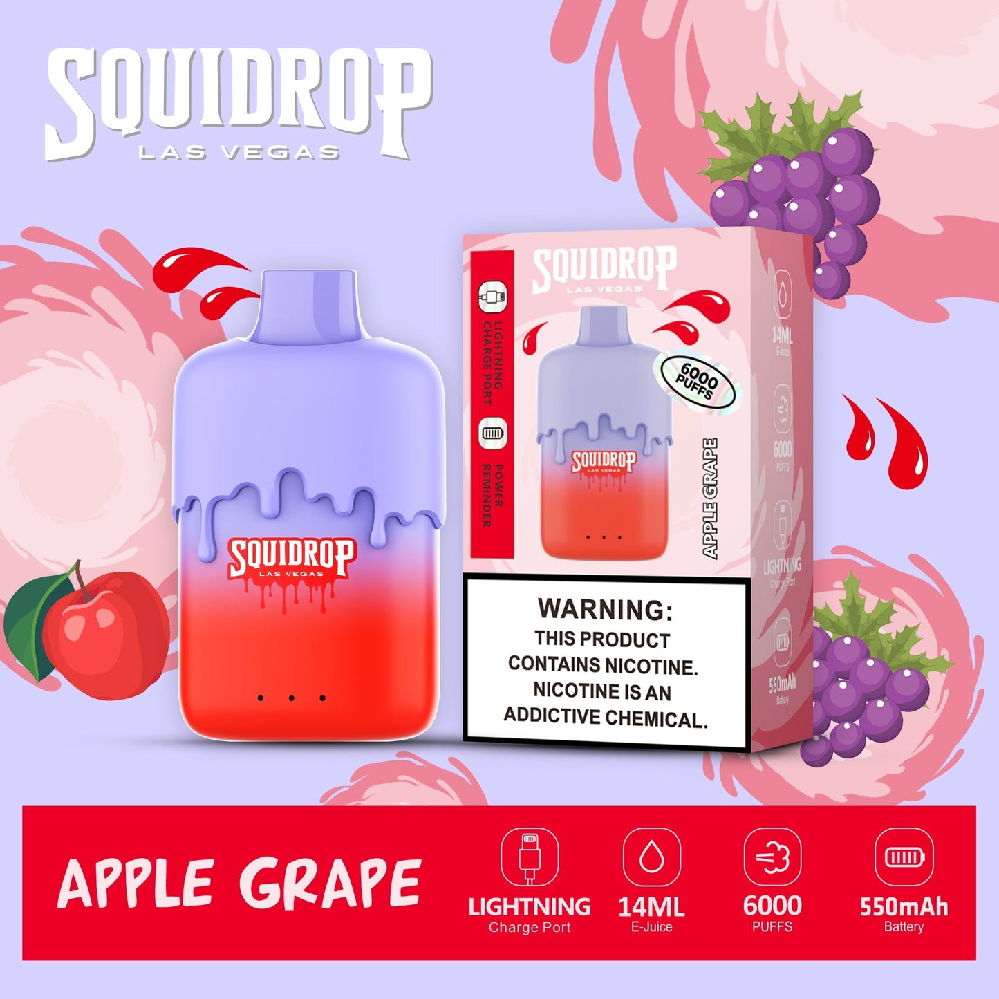 VAPMOD SOUIDROP 6000Puffs Disposable Vape Wholesale