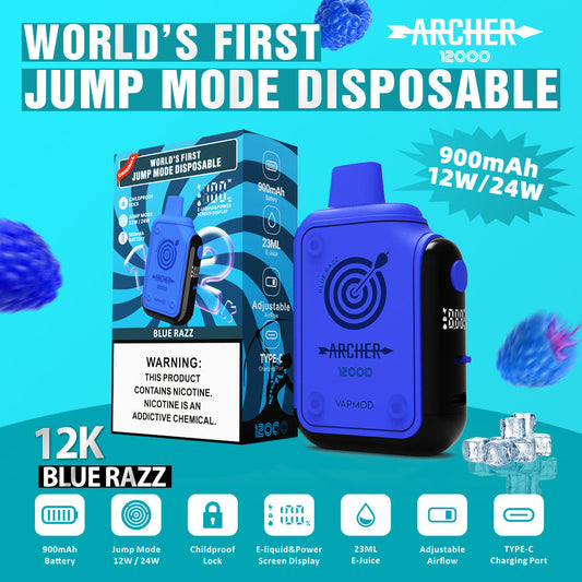 VAPMOD ARCHER 12000 Puffs Disposable Vape Wholesale