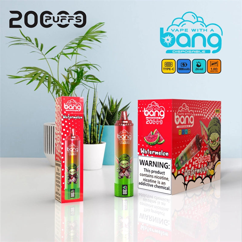Bang 20000 Puff Canada Bar E Cigarette Atvs 15000/18000 Coming10000 Thunder 20000 Crystal 20000 Explorer Shisha Explorer Disposable Vape Wholesale