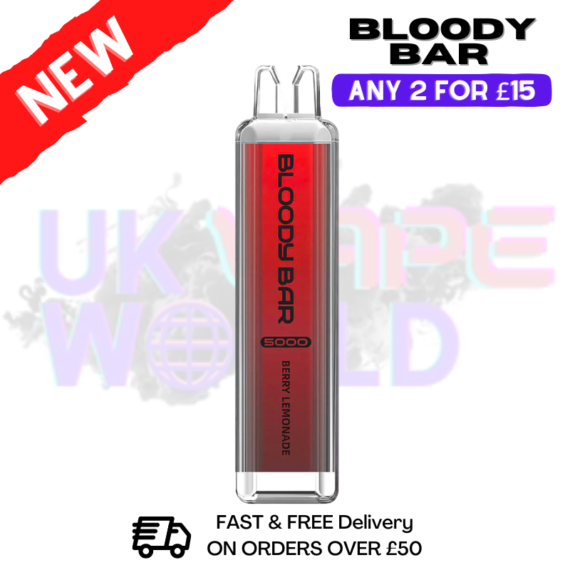 Berry Lemonade Bloody Bar 5000 Puffs Disposable