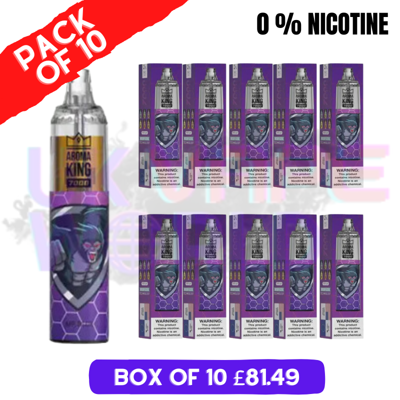 Blue Razz Lemonade - RandM Tornado 7000 Puff (0MG) Pack Of 10