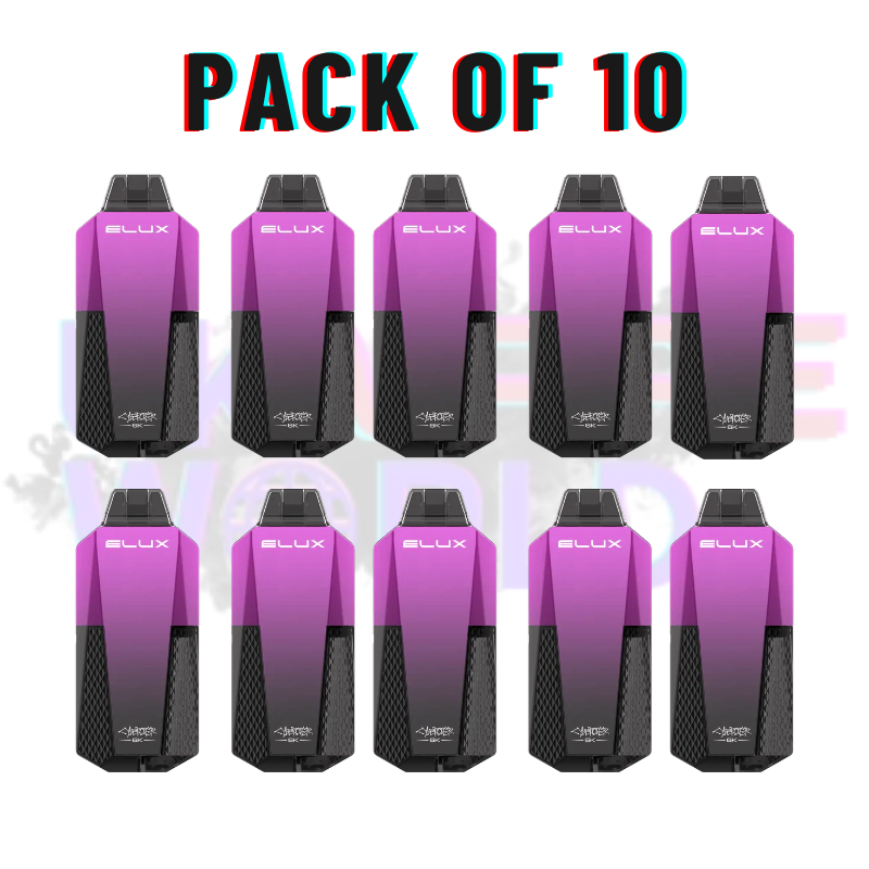 Blueberry Raspberry Elux CyberOver 6000 Puff 6K Pod Vape Kit