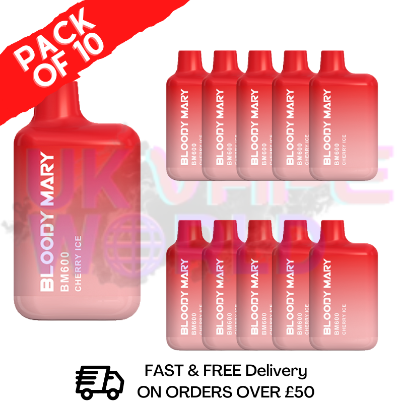Cherry ICE - Bloody Mary 600Puff Box of 10