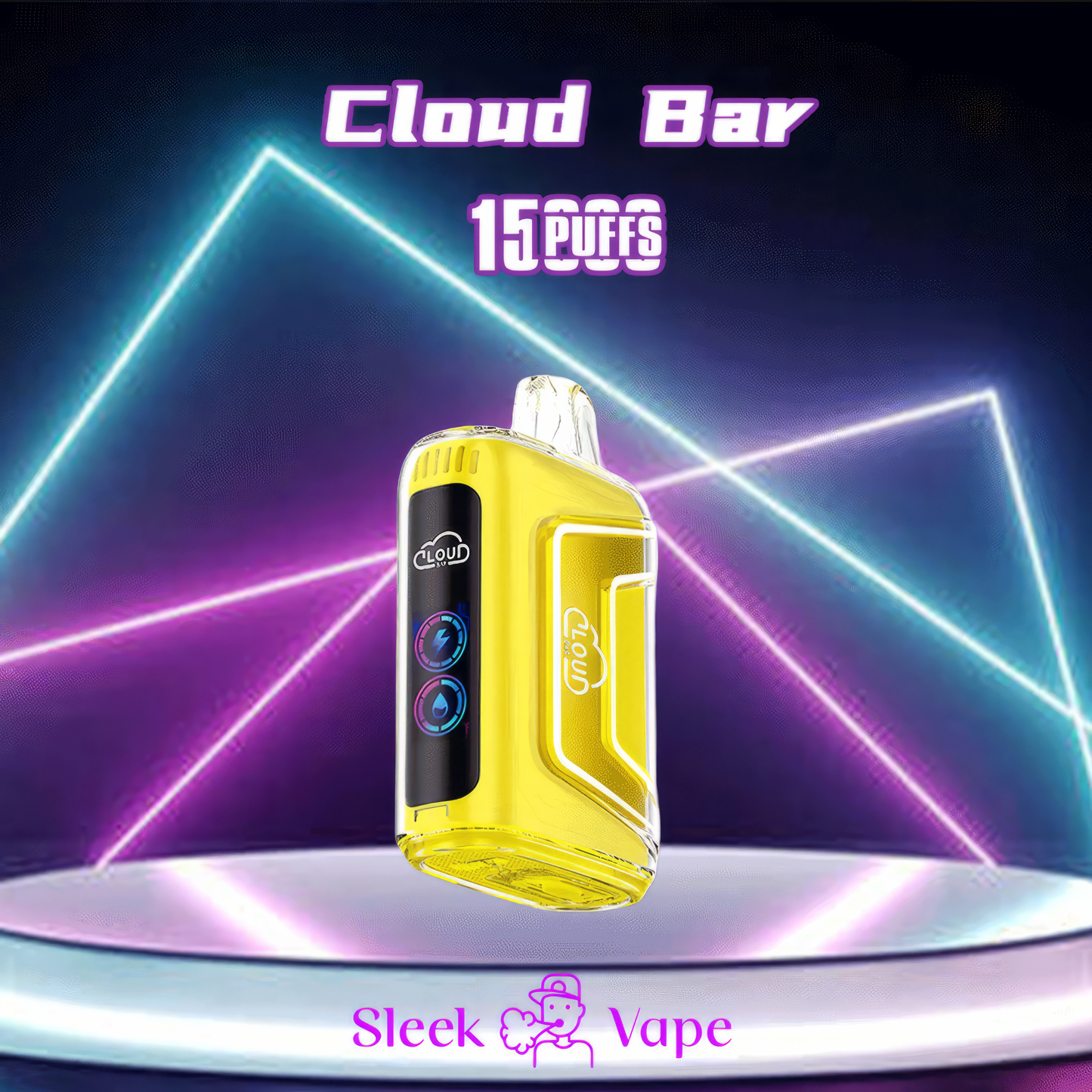 Cloud Bar 15000 Puffs 2% 3% 5% Nicotine Rechargeable Disposable Vapecloud-bar-15000