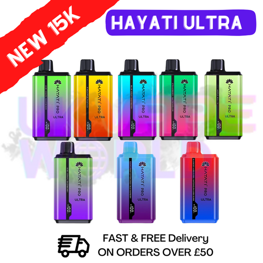Hayati Pro Ultra 15000 Puff 15K Bar Twist Disposable ZERO (0MG) - £9.99