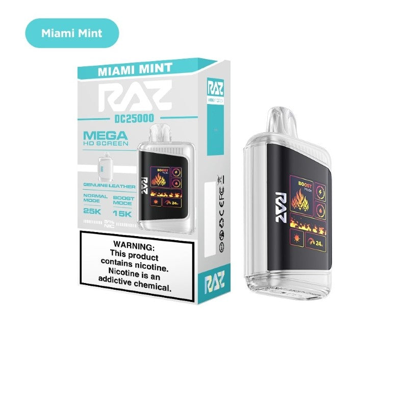 RAZ DC25000 Disposable Vape 5%