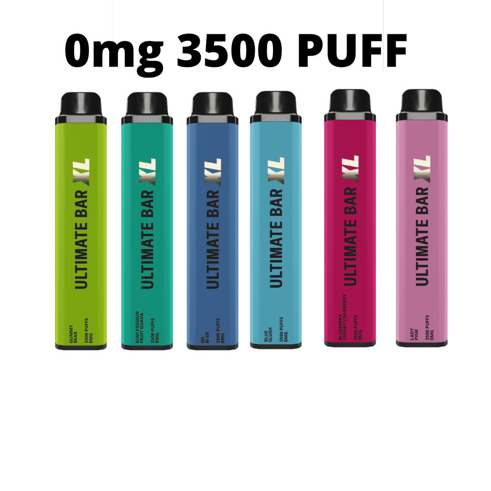 box of 10pc- ULTIMATE BAR XL 3500 DISPOSABLE POD DEVICE 0MG 2 ml
