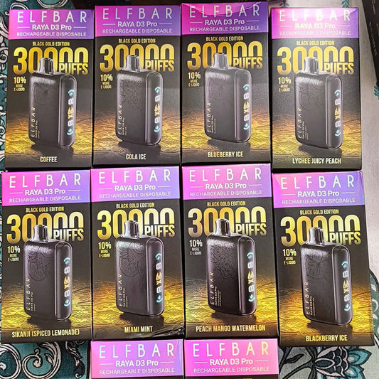ELF BAR Raya D3 Pro 30000 - 30K Puffs | 25ml E-Juice | 5% Nicotine