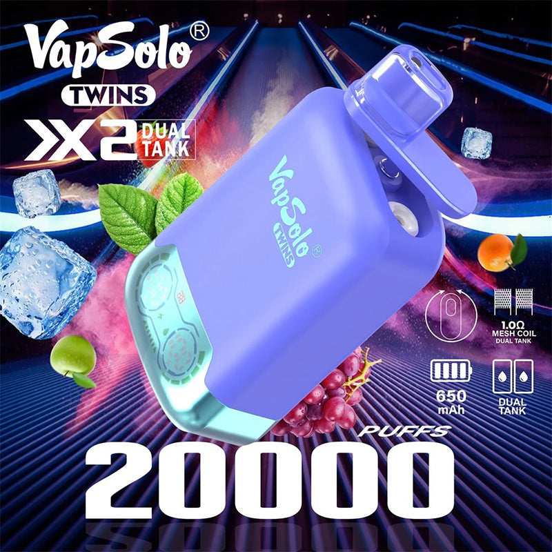 Vapsolo Twins 20000 Puffs Disposable Vape Wholesale