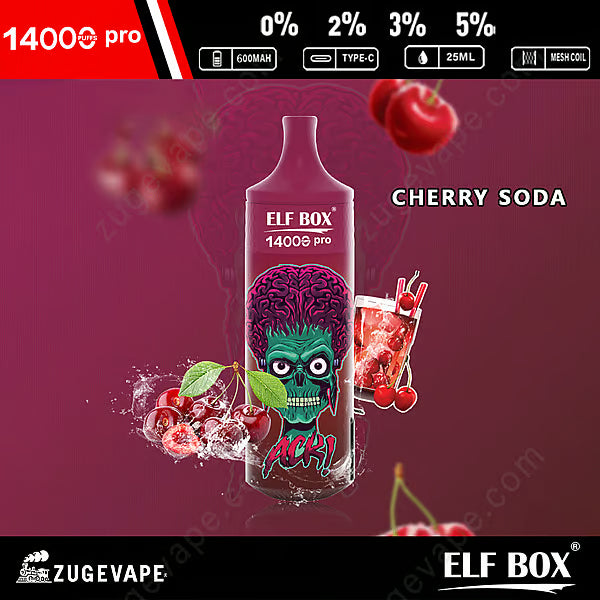 ELF Box Rgb 14000 Puffs Pro Wholesale Vape 25ml 600mah 11 Flavors