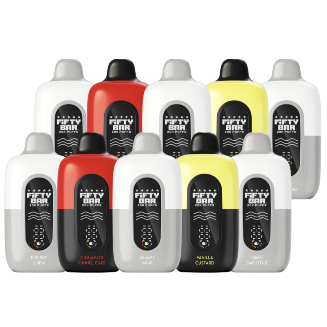 Fifty Bar V2 20K Disposable Vape Pick 10