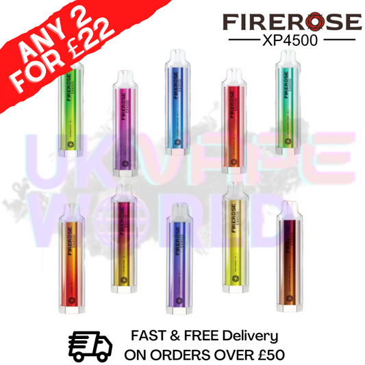 FireRose Elux EX 4500 Vape Puff Disposable Bars