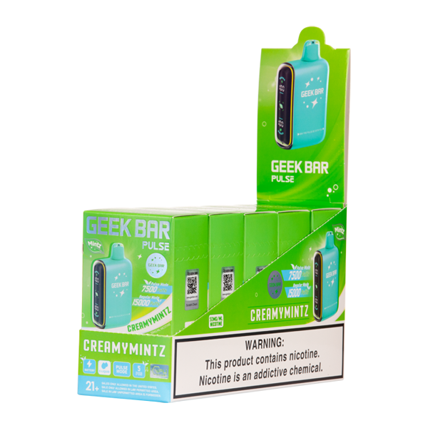 StoneMintz Geek Bar Pulse 50mg Nicotine 16ml E-liquid 650mAh Battery
