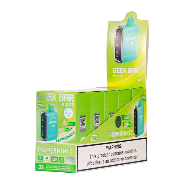 StoneMintz Geek Bar Pulse 50mg Nicotine 16ml E-liquid 650mAh Battery