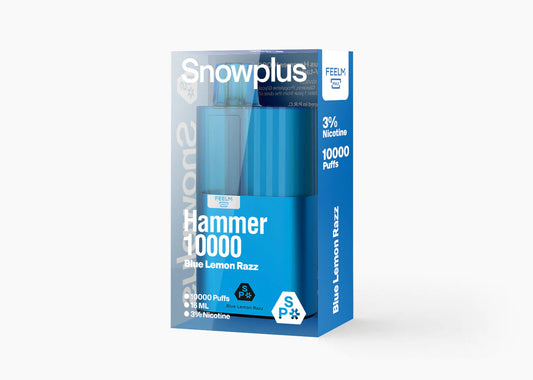 Snowplus Hammer 10000 Puffs Disposable Vape Wholesale-550mAh baterry, 16ml E-liquid, Multiple Nicotine 10 Flavors