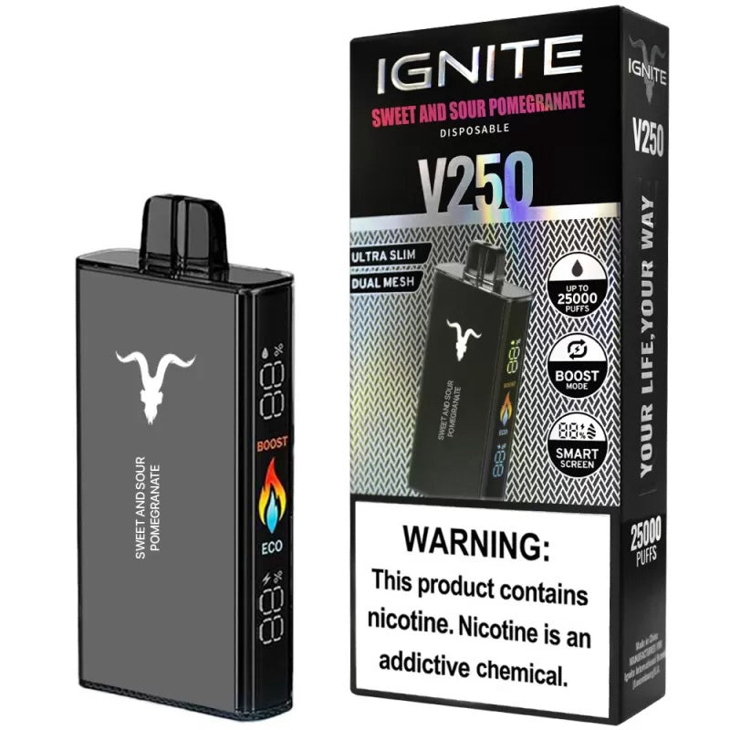 IGNITE V250 – 25K Puffs Disposable Vape | 5% Nicotine