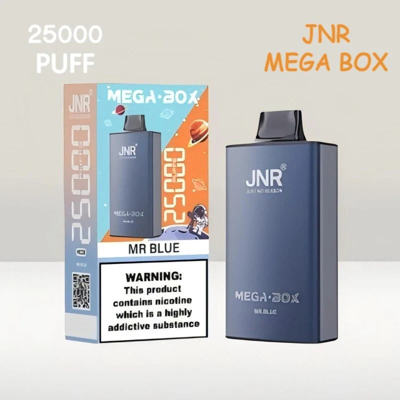 JNR Mega Box 25000 Puffs Good Price Hot Sale-850mAh Battery, 30ml E-liquid, Multiple Nicotine 20 Flavors