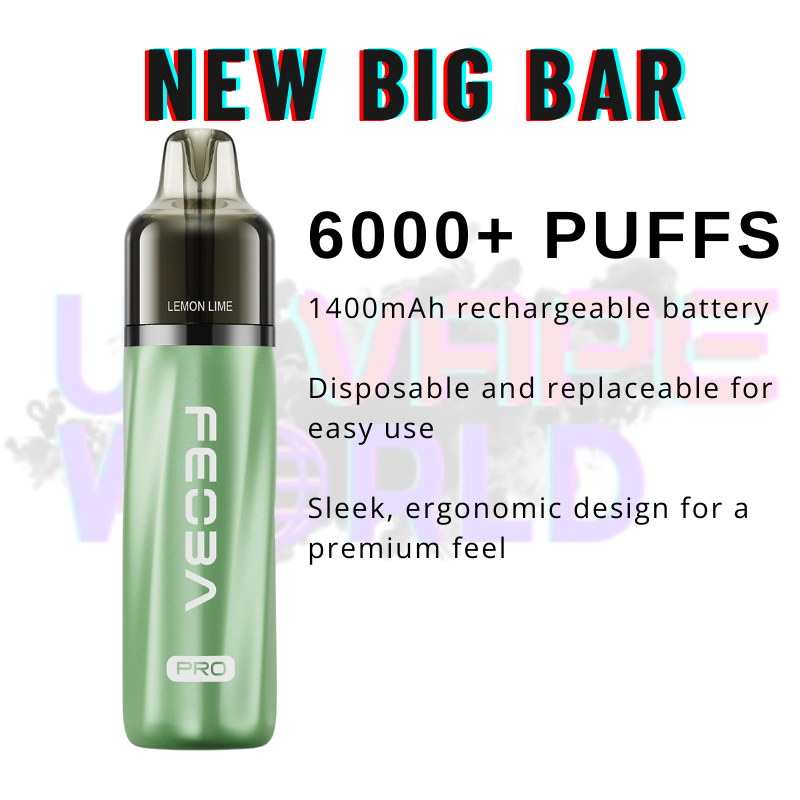 Lemon Lime Feoba Pro 6000 6K Puff Pod Kit