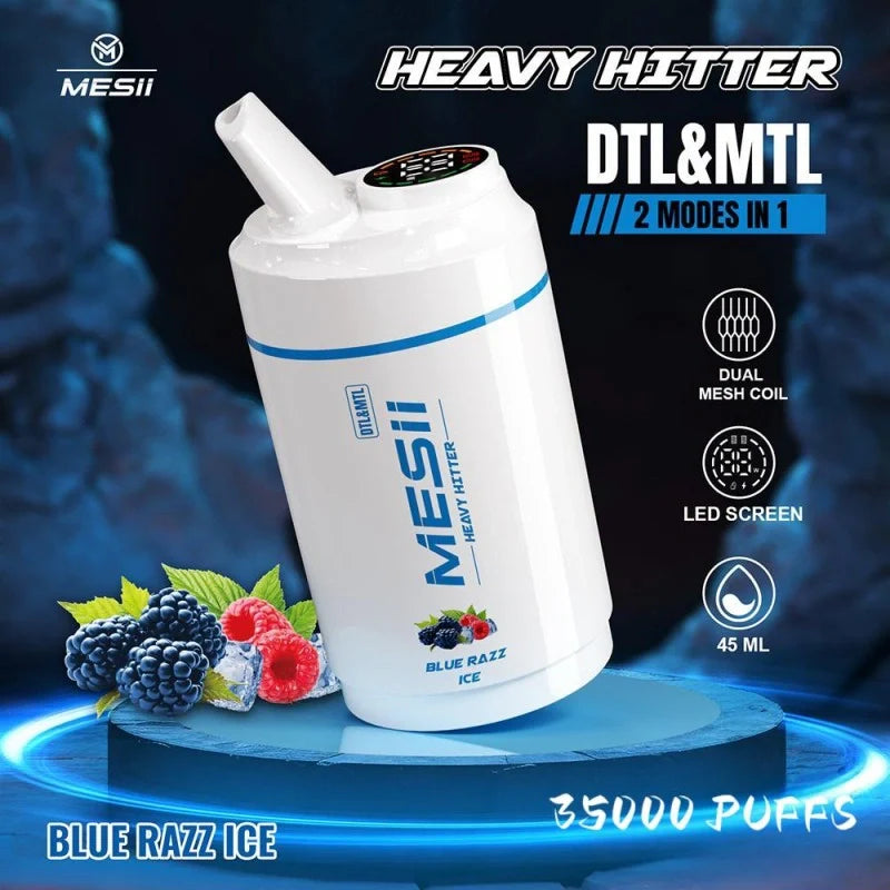 Mesii Shisha Heavy Hitter 50k Puffs Disposable Vape Discount Price