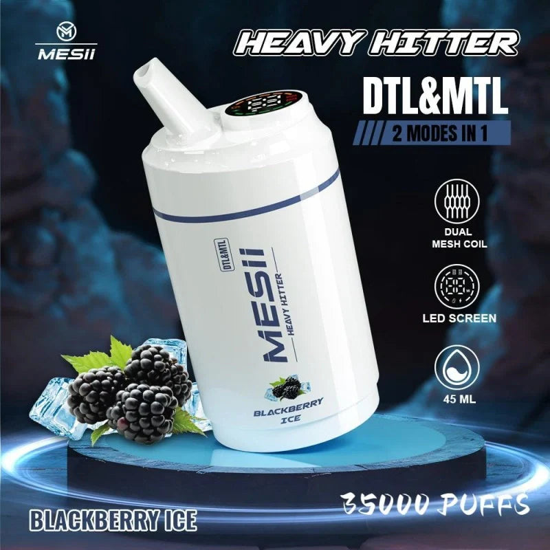 Mesii Shisha Heavy Hitter 50k Puffs Disposable Vape Discount Price