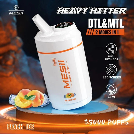 Mesii Shisha Heavy Hitter 50k Puffs Disposable Vape Discount Price