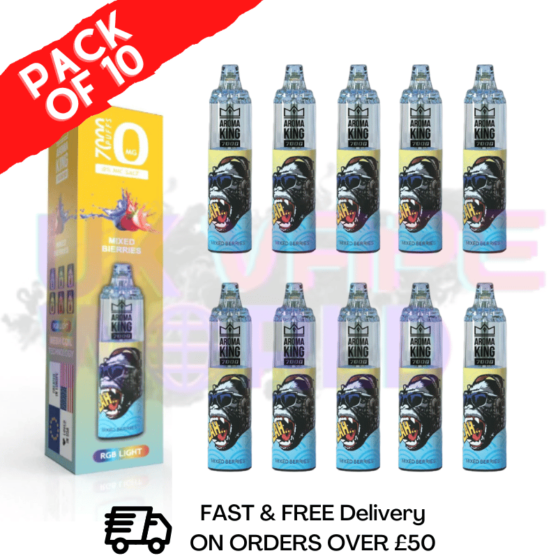 Mixed Berries - RandM Tornado 7000 Puff (0MG) Pack Of 10